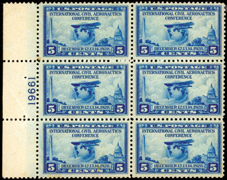 1007 3 Cents American Auto Association MNH Plate Block US Stamps F