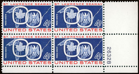 1959 Plate Blocks