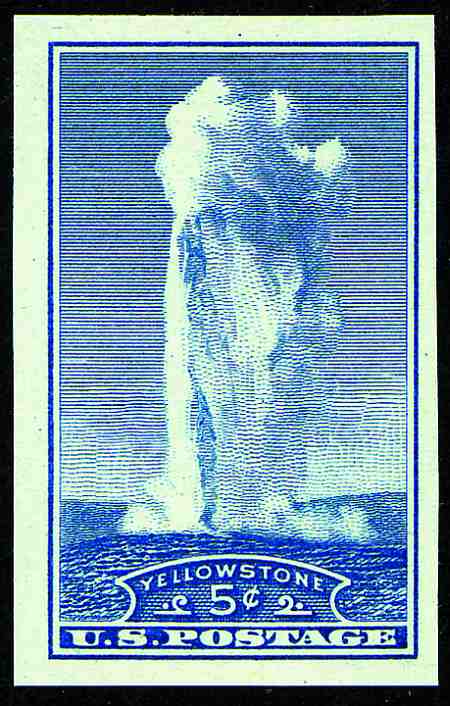1935 Imperforate National Parks  #756-765