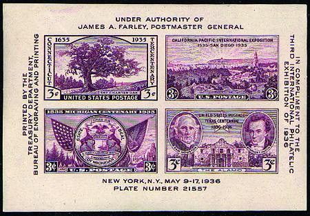 1936 TIPEX Sheet #778