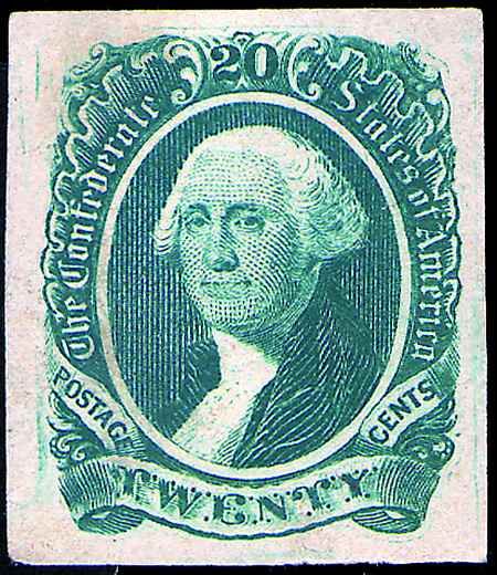 CS13 - 20¢ Washington - 1863 issue green