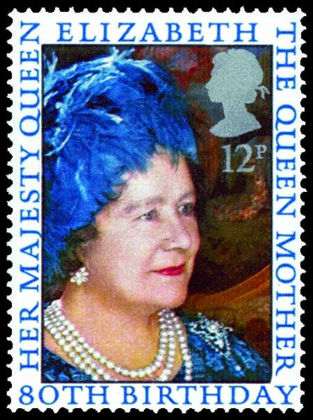 クイーンマザー 記念切手 Queen Mother's 80th Birthday - 1980 Mint Set of 15