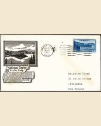 #745 - 6¢ Crater Lake FDC