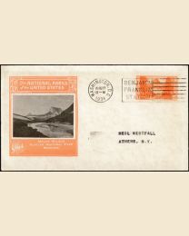 #748 - 9¢ Glacier FDC