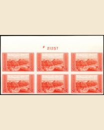 #757 - 2¢ Grand Canyon: Plate Block