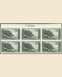#762 - 7¢ Acadia: Plate Block
