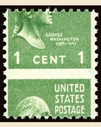 US #804 1¢ George Washington Error