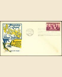 #856 - 3¢ Panama Canal FDC