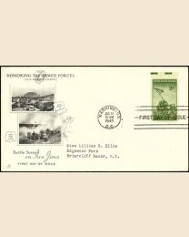 #929 - 3¢ Iwo Jima (Marines) FDC