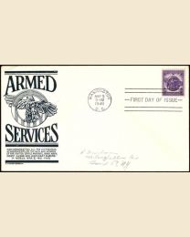 #940 - 3¢ WW II Veterans FDC