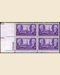 # 941 - 3¢ Tennessee: plate block