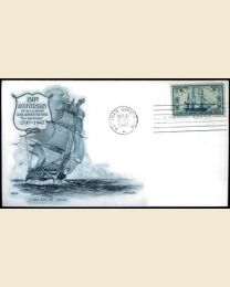 #951 - 3¢ U.S. Frigate Constitution FDC