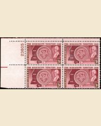 # 955 - 3¢ Mississippi: plate block
