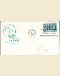 #963 - 3¢ Salute To Youth FDC