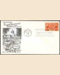#964 - 3¢ Oregon Territory FDC