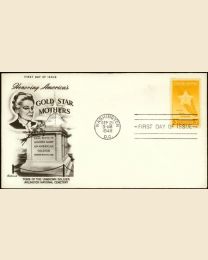 #969 - 3¢ Gold Star Mothers FDC