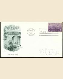 #970 - 3¢ Fort Kearny FDC