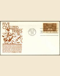 #972 - 3¢ Indian Centennial FDC