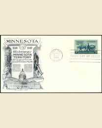 #981 - 3¢ Minnesota  FDC