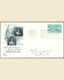 #984 - 3¢ Annapolis  FDC