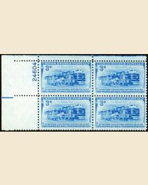 #1006 - 3¢ B.& O. Railroad: plate block