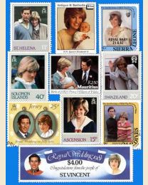 100 Princess Diana - British Commonwealth Only