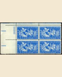 #1123 - 4¢ Fort Duquesne: plate block