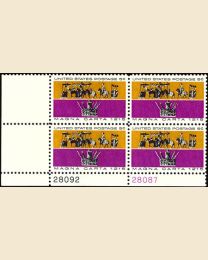 #1265- 5¢ Magna Carta Plate Block