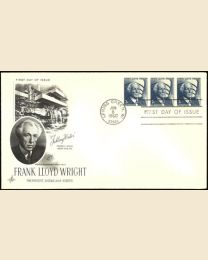 #1280 - 2¢ Frank L. Wright: FDC