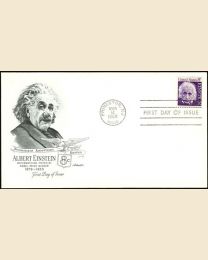 #1285 - 8¢ Albert Einstein: FDC