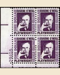 #1294 - $1 Eugene O'Neill Plate Block