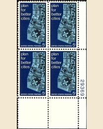 #1333- 5¢ Urban Planning Plate Block