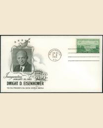 1953 Dwight Eisenhower Inaugural Cover
