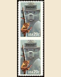 US #2096b 20¢ Smokey Bear