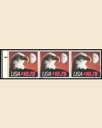 US #2122 Express Mail Pane of 3 Special