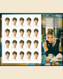 #3786S- 37¢ Audrey Hepburn: Mint
