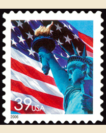 #3978 - 39¢ Flag & Liberty