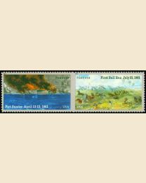 #4522S- (44¢) Fort Sumter & Bull Run