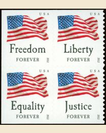 #4641S- (45¢) Four Flags booklet