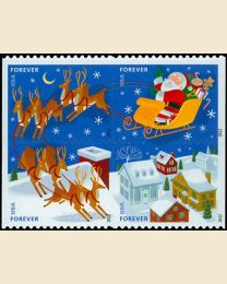 #4712S- (45¢) Santa & Reindeer