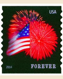 #4854 - (49¢) Ft. McHenry Flag & Fireworks