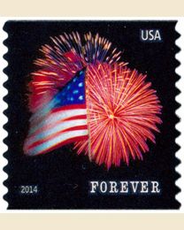 #4868 - (49¢) Ft. McHenry Flag & Fireworks