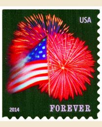 #4869 - (49¢) Ft. McHenry Flag & Fireworks
