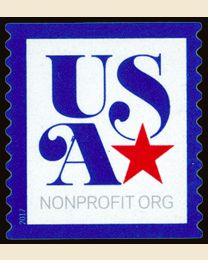 #5172 - (5¢) USA Star with Blue Border