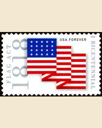 #5284 - (50¢) Flag Act of 1818