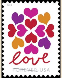 #5339 - (50¢) Love Hearts Blossom