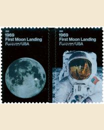 #5399S- (55¢) Moon Landing 50th Anniversary