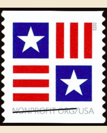 #5756 - (5¢) Patriotic Block