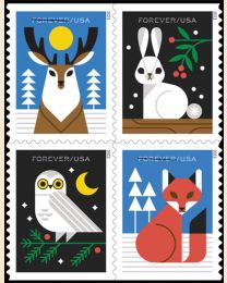 #5822S- Winter Woodland Animals