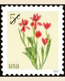 #5900 - 5¢ Red Tulips
